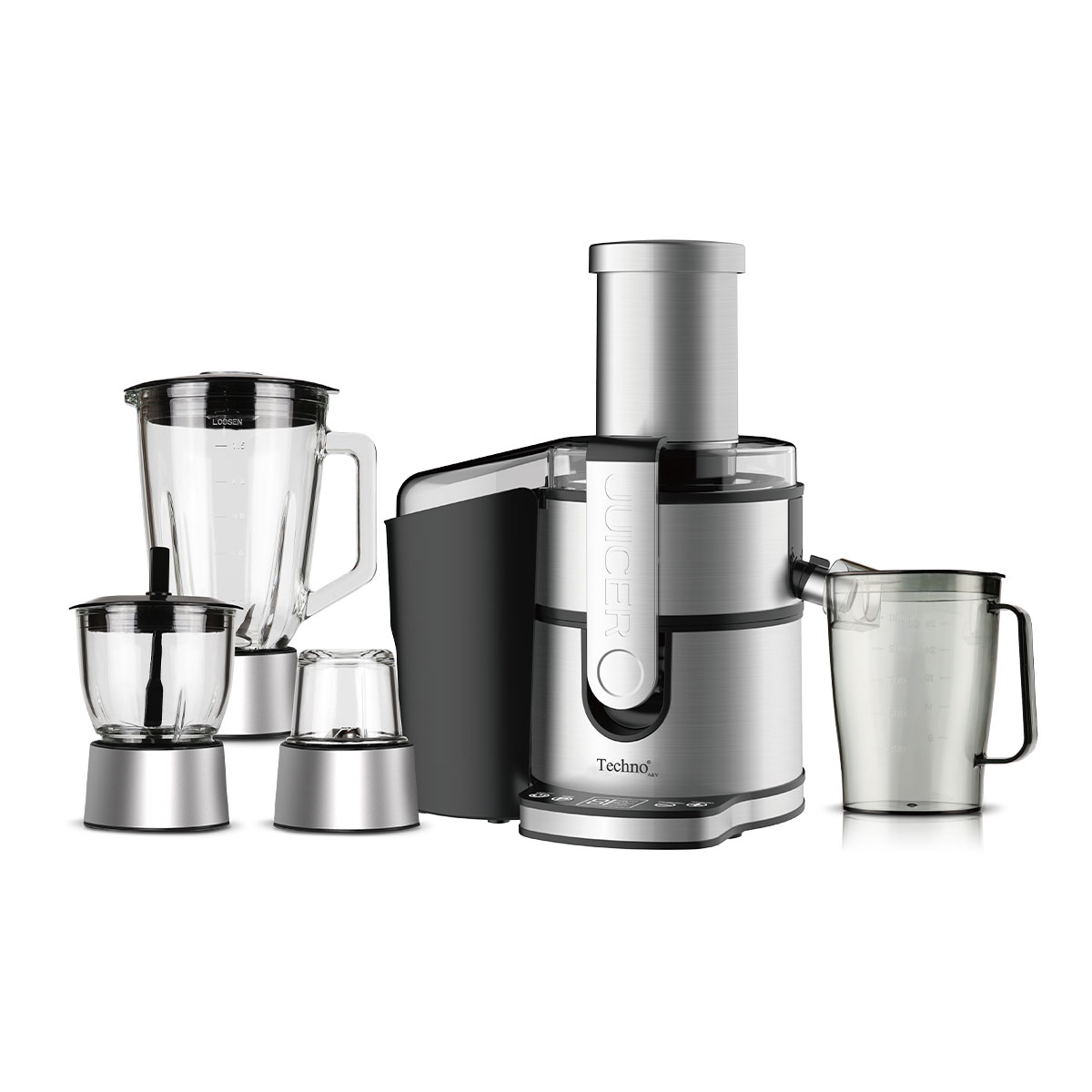 آبمیوه‌گیری تکنو مدل TE-316 | 800 وات، چندکاره