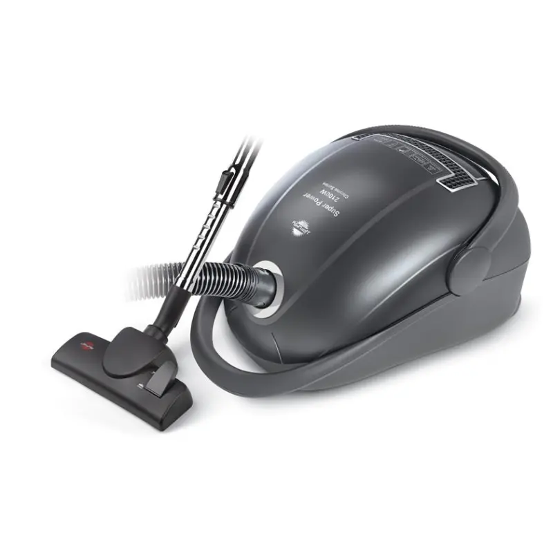 جاروبرقی پارس خزر 2100 Chrome | کیسه‌دار، لمسی، فیلتر HEPA