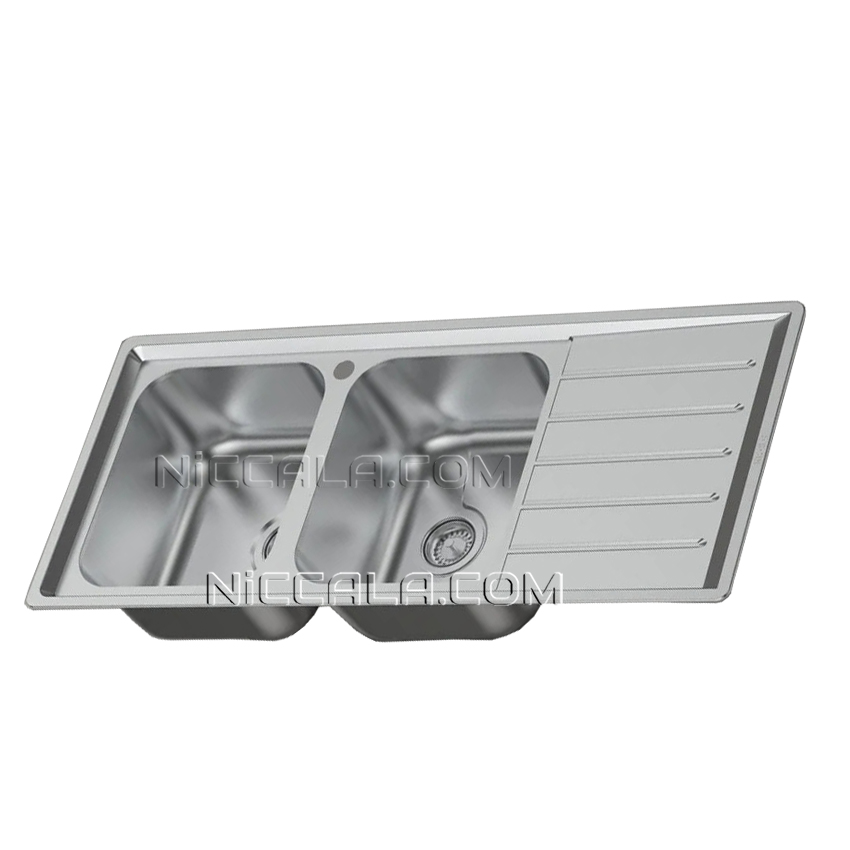 سینک نیک کالا توکار استیل مدل SSI-101