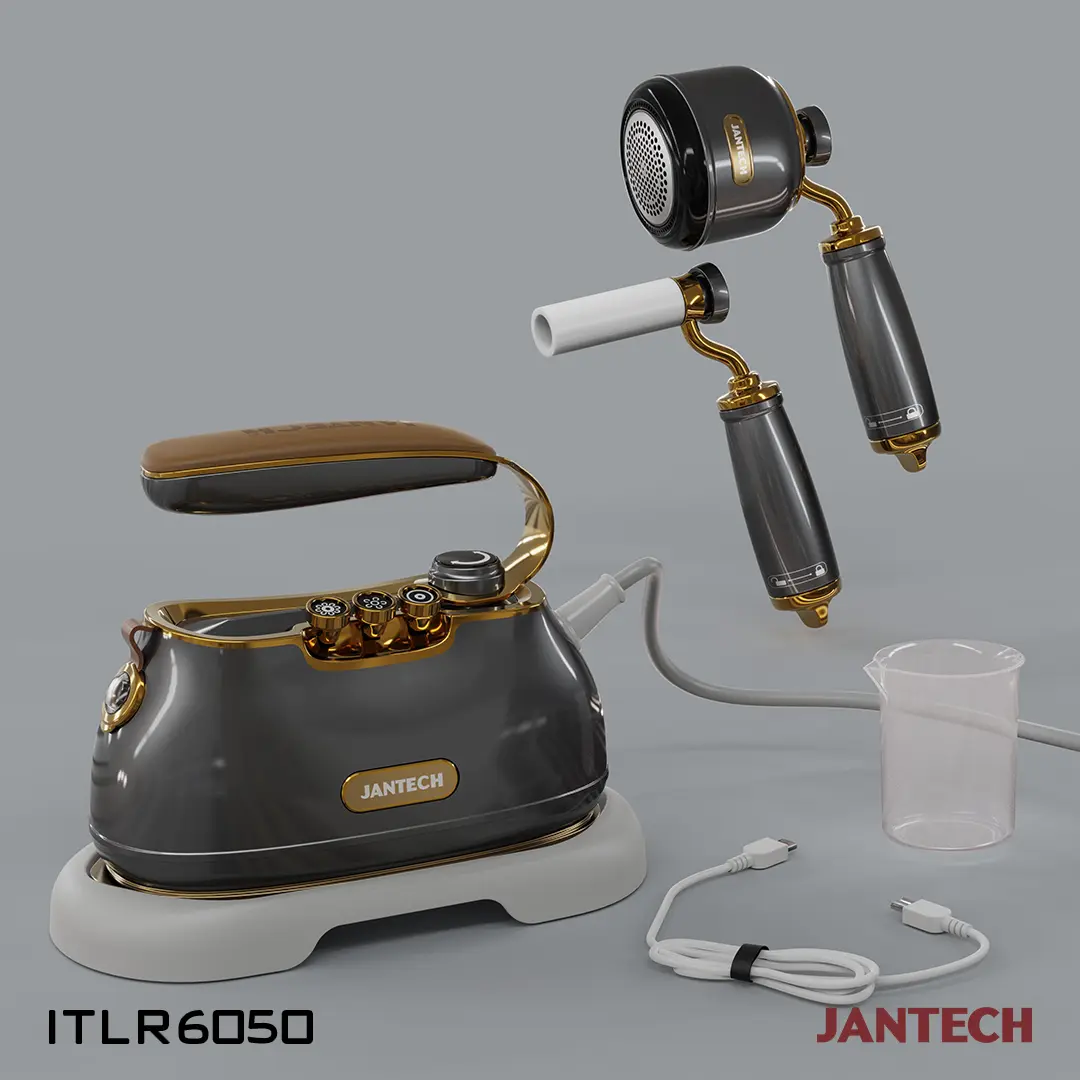 اتو، بخارگر و پرزگیر چهارکاره ژانومه جانتک مدل ITLR6050 | 1300 وات