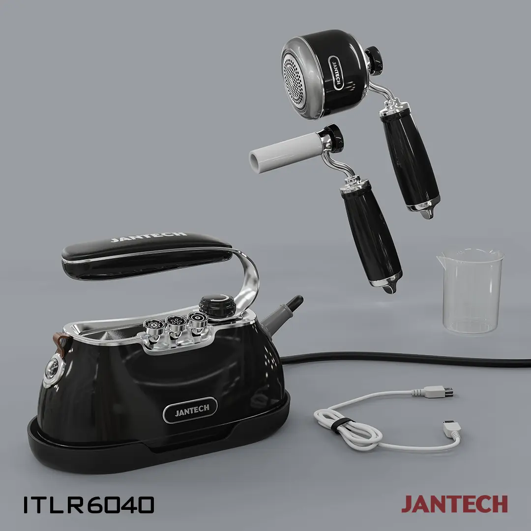 اتو و بخارگر چهارکاره ژانومه جانتک مدل ITLR6040 | مشکی
