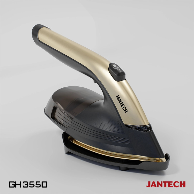بخارگر دستی دوکاره ژانومه GH3540 و GH3550 | مشکی تیتانیوم و رزگلد
