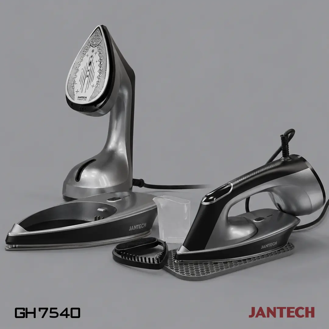 بخارگر و اتو دستی دوکاره ژانومه مدل GH7540