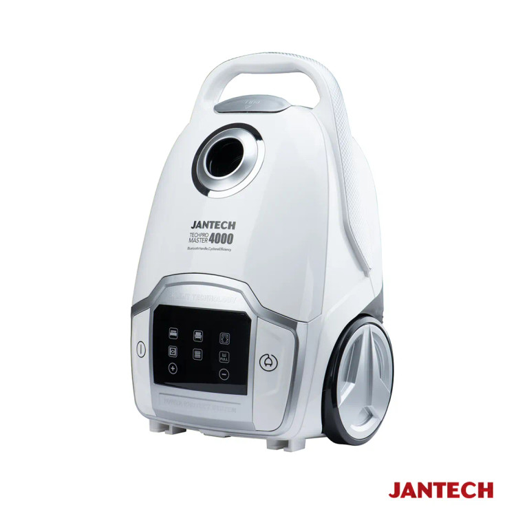 جاروبرقی جانتک مدل TECHPRO MASTER 4000 WS رنگ سفید نقره ای