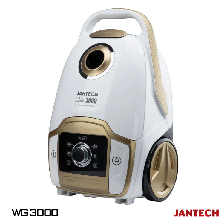 جاروبرقی جانتک مدل CLEAN MASTER 3000 WG رنگ سفید طلایی