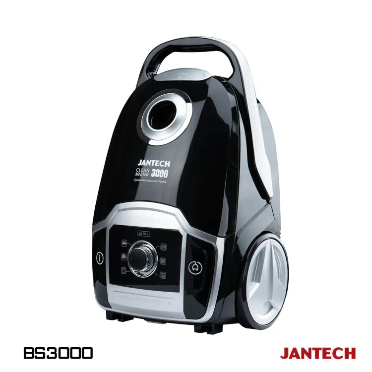 جاروبرقی جانتک مدل CLEAN MASTER 3000 BS رنگ مشکی نقره ای