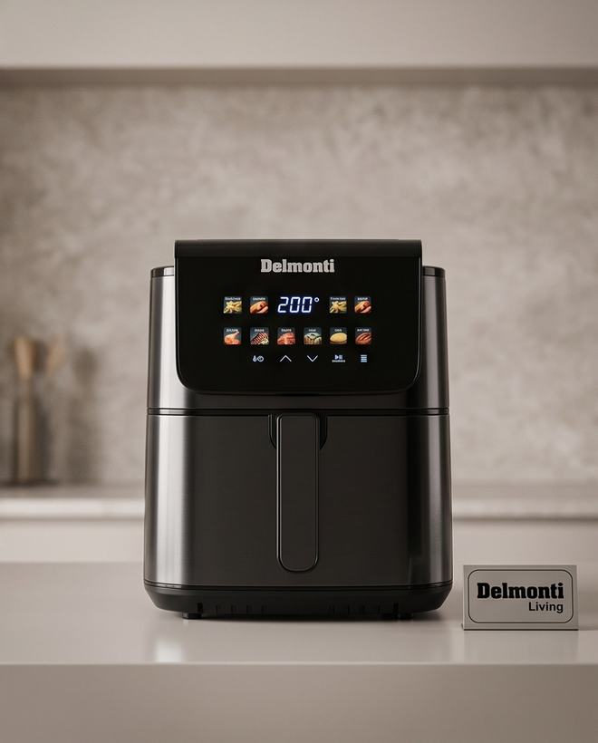 سرخکن بدون روغن دلمونتی مدل DL815 ظرفیت ۸ لیتر با توان ۲۰۰۰ وات